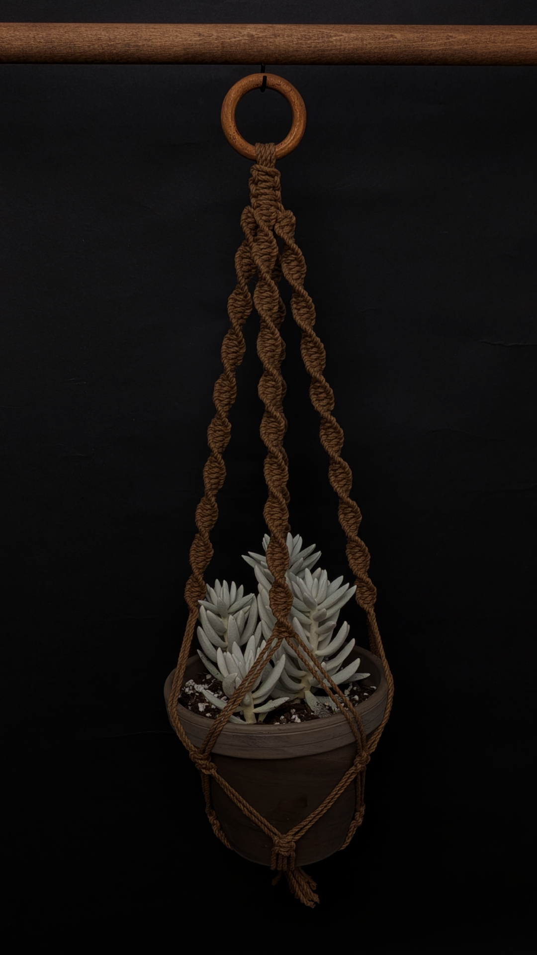 suport plante suport-macrame-plante